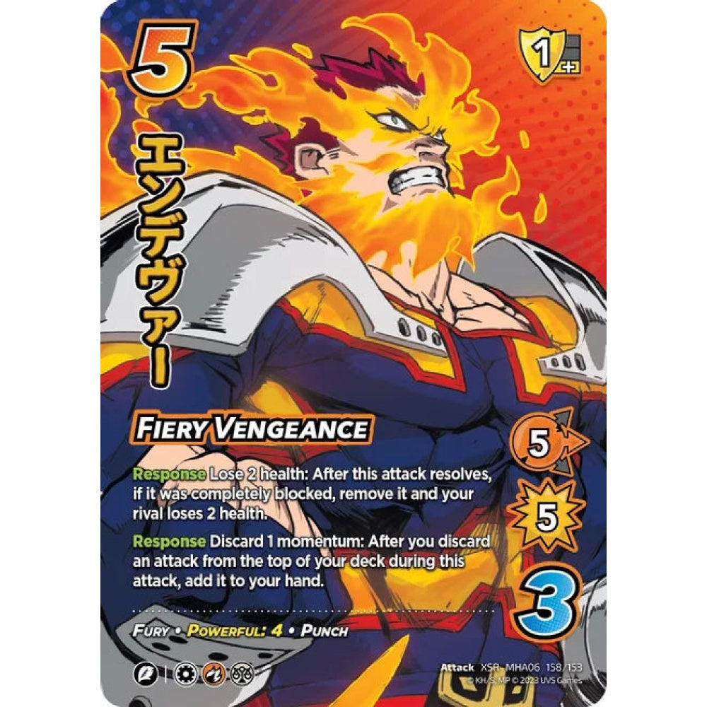 Fiery Vengeance (XSR MHA06 158/153) (Foil)