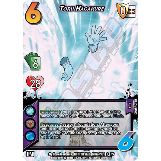 Toru Hagakure, 7/7, MHA-PS01, Universus, MHA Promos, nan