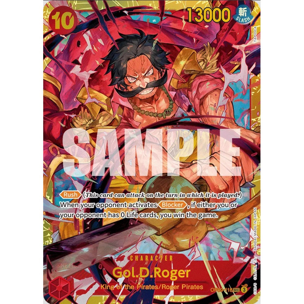 Gol.D.Roger, SEC, OP09-118, One Piece Card Game, OP09 Emperors in the New World