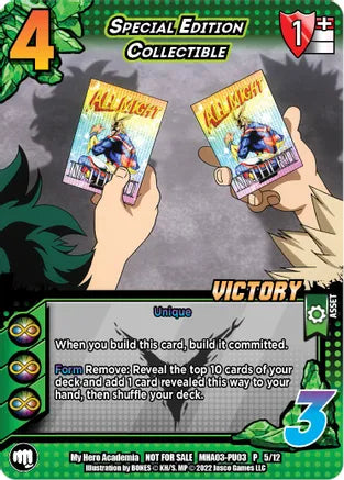 Special Edition Collectible (MHA03-PU03 5/12) (Victory)