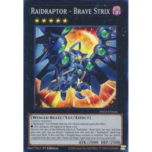 Yu-Gi-Oh! PHNI-EN046 Raidraptor - Brave Strix