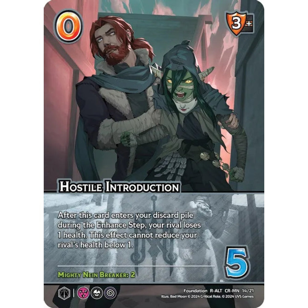 Hostile Introduction (Alternate Art) (R-ALT CR-MN 14/21)