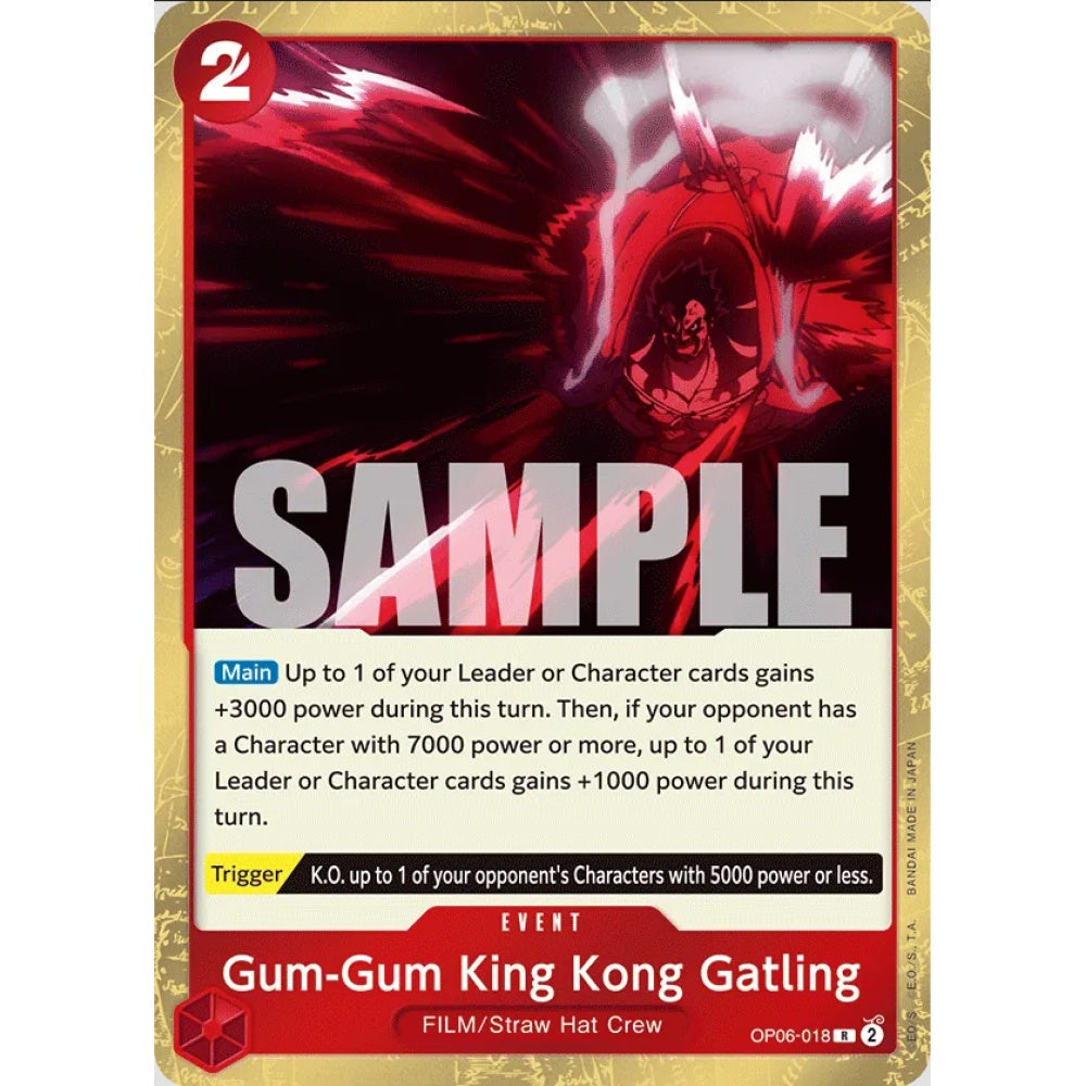 Gum-Gum King Kong Gatling (R OP06-018)