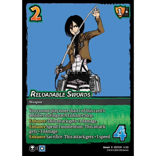 Reloadable Swords (R AOT01-C01 4/22)