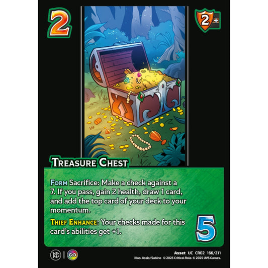 Treasure Chest, 166/211, CR02, Universus, Critical Role: Heroes Of Exandria, Asset, UC