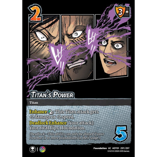 Titan's Power (UC AOT01 297/297)