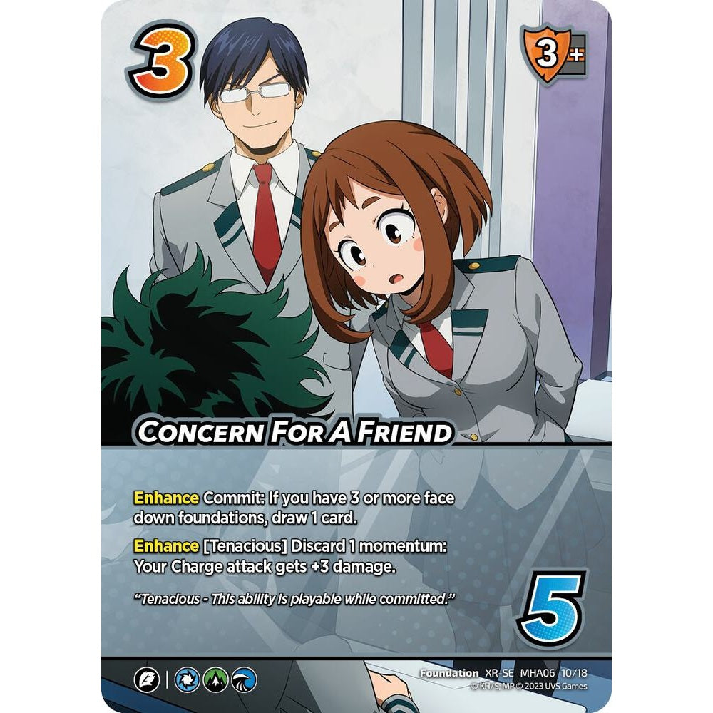 Concern For A Friend, 10/18, MHA06, Universus, MHA06 Jet Burn, nan