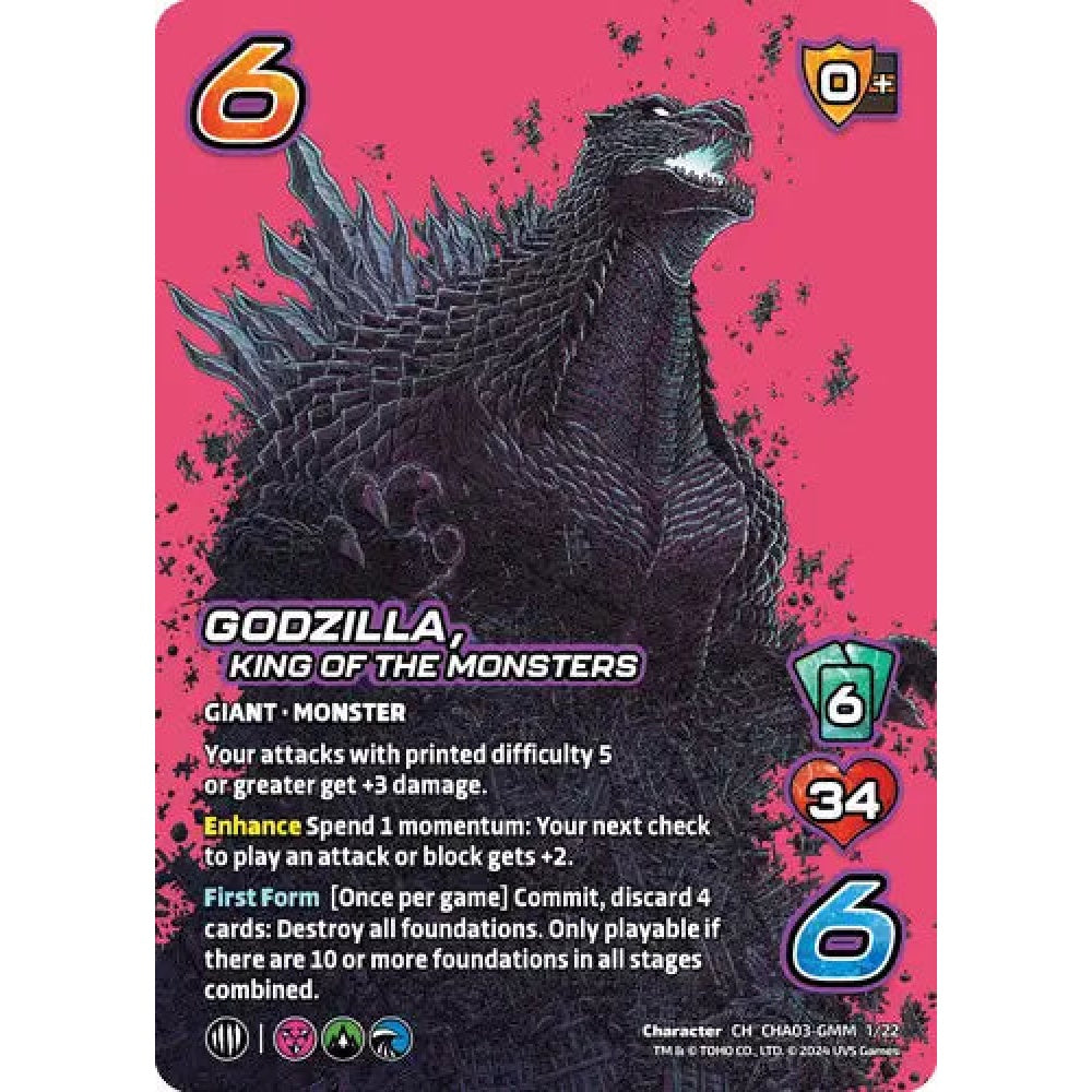 Godzilla, King of the Monsters (CH CHA03-GMM 1/22)