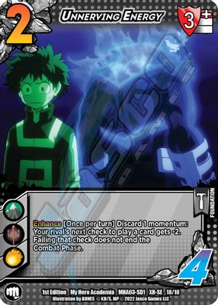 Unnerving Energy  (XR-SE MHA03 18/18)