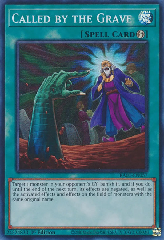 Yu-Gi-Oh! RA01-EN057 Called by the Grave (Super Rare)