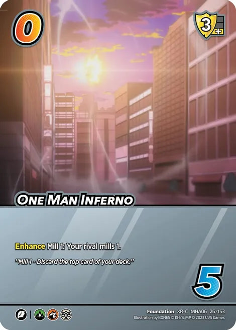 One Man Inferno (XR-C MHA06 26/153)