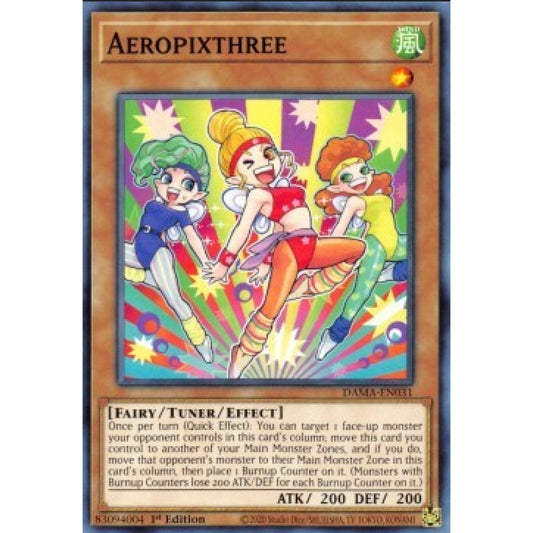 Yu-Gi-Oh! DAMA-EN031 Aeropixthree (Common)