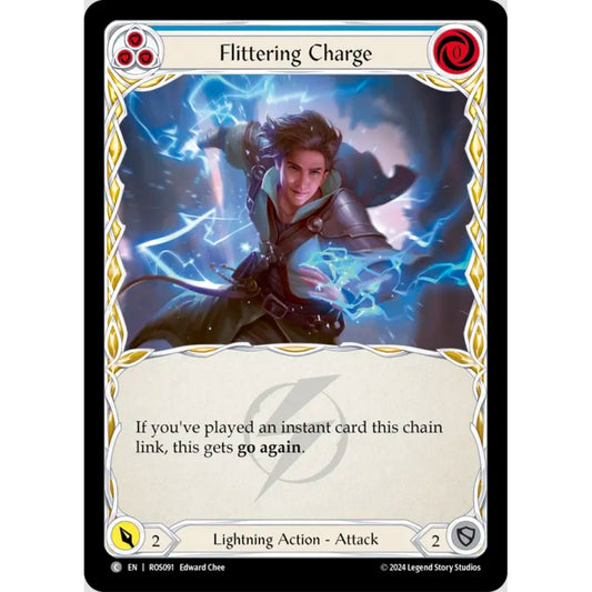 Flittering Charge (Blue) (ROS091 C Rainbow foil)