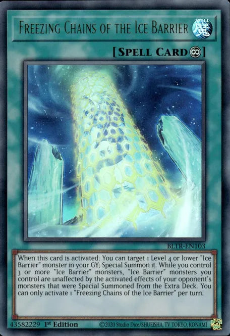Freezing Chains of the Ice Barrier (BLTR-EN103 )