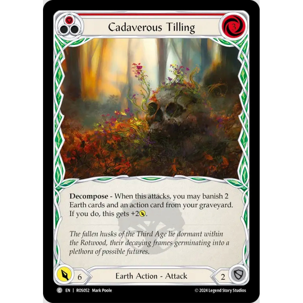 Cadaverous Tilling (Red) (ROS052 C Rainbow foil)