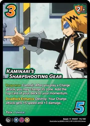 Kaminari's Sharpshooting Gear (R MHA07 115/180)