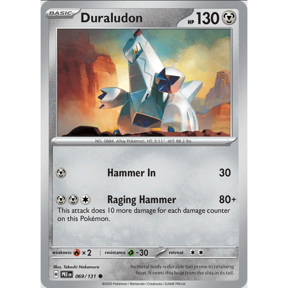 Duraludon, Common, 069/191, Pokemon Card Game, Prismatic Evolutions