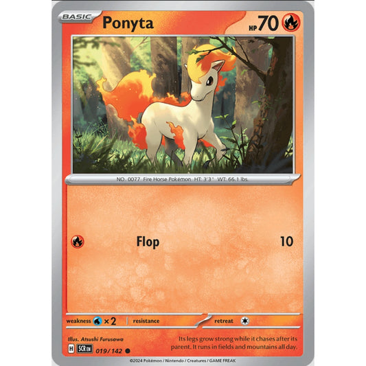 Ponyta (SCR 019/142 Common Reverse)