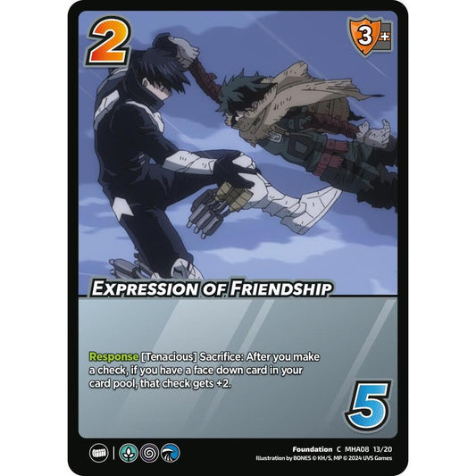 Expression of Friendship, 13/20, MHA08, Universus, Challenger Series: My Hero Academia - Dark Hero Arc, Common