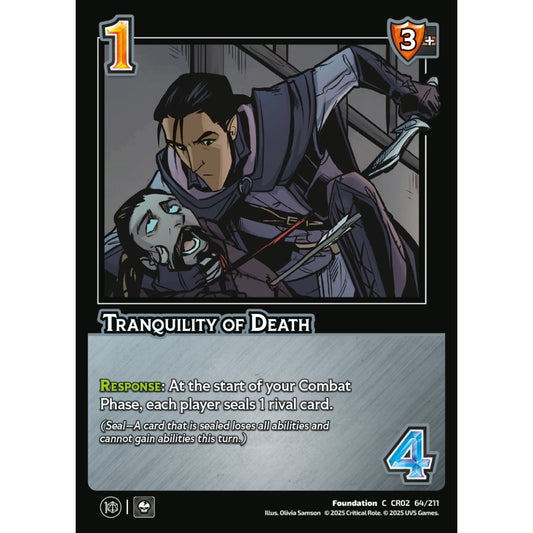 Tranquility of Death, 64/211, CR02, Universus, Critical Role: Heroes Of Exandria, Foundation, C