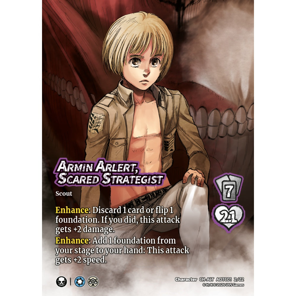 Armin Arlert, Scared Strategist (CH-ALT AOT01-C01 2/22)