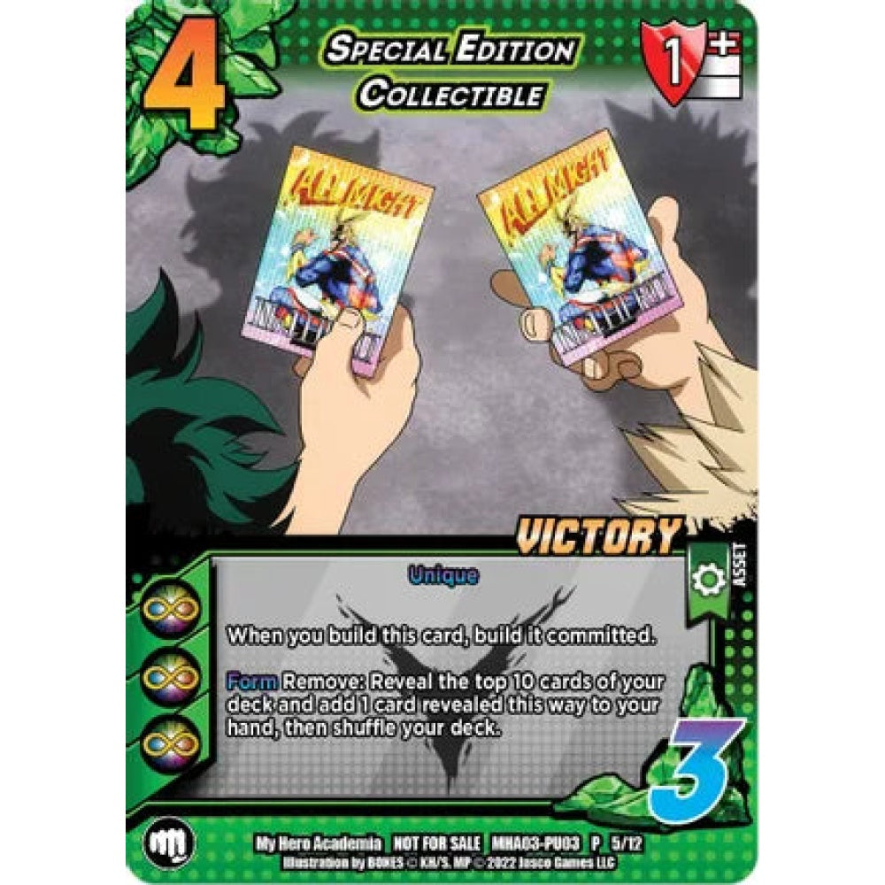 Special Edition Collectible (MHA03-PU03 5/12) (Victory)