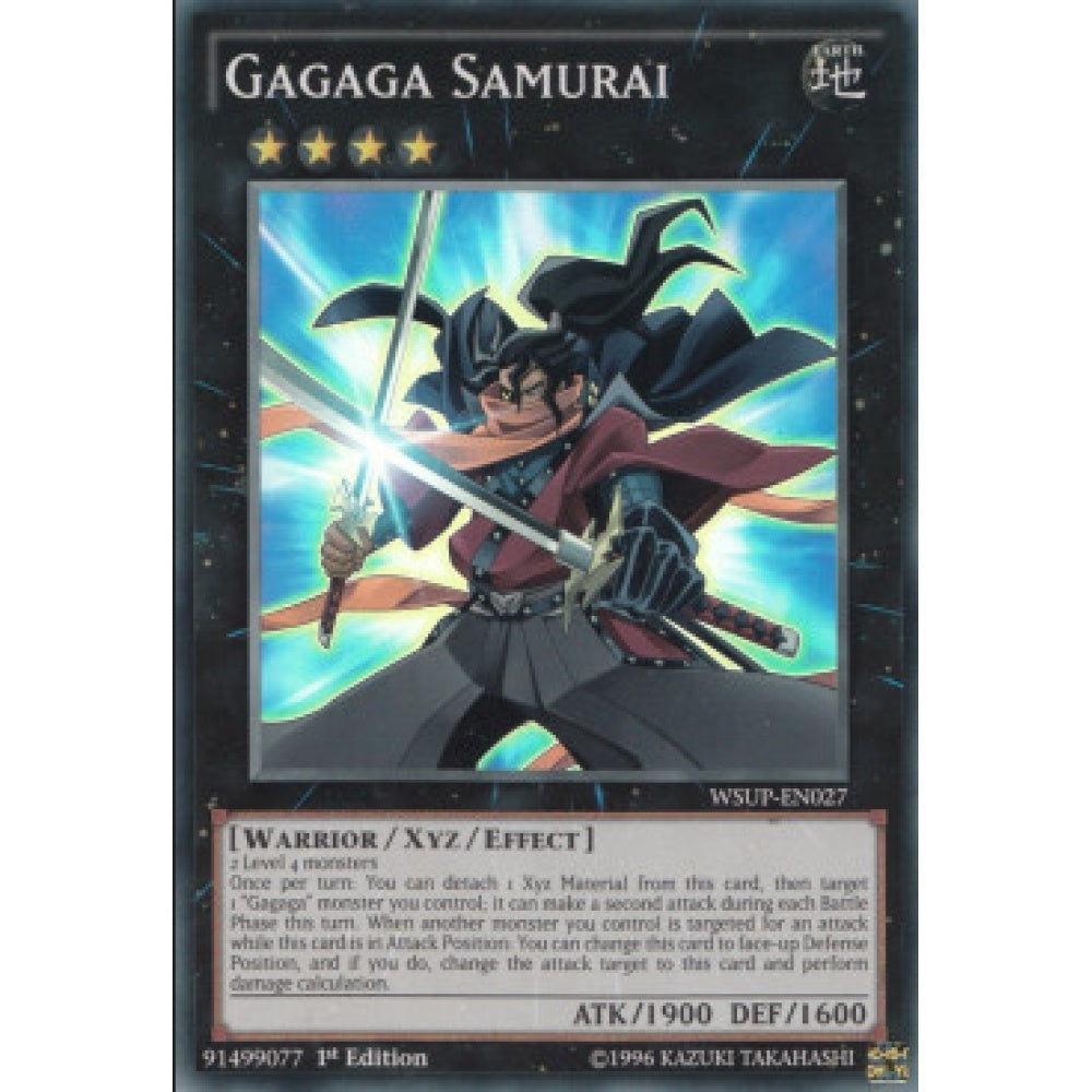 Yu-Gi-Oh! WSUP-EN027 Gagaga Samurai (Super Rare)