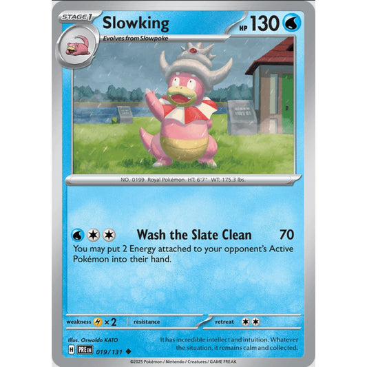 Slowking, Uncommon, 019/191, Pokemon Card Game, Prismatic Evolutions