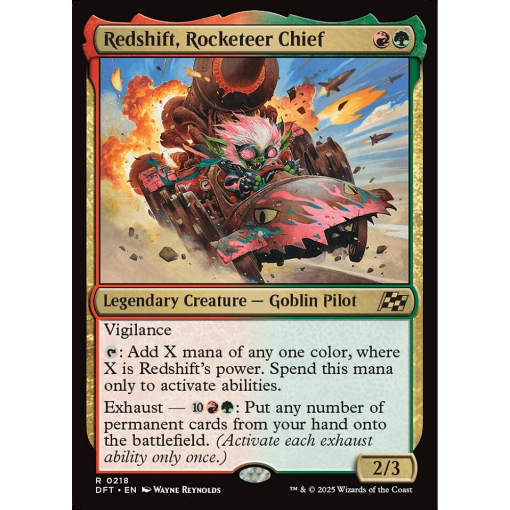 Redshift, Rocketeer Chief (R 218 DFT)