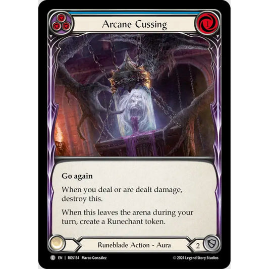 Arcane Cussing (Blue) (ROS154 C Regular)