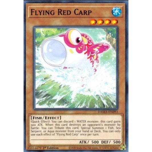 Yu-Gi-Oh! DAMA-EN093 Flying Red Carp (Common)