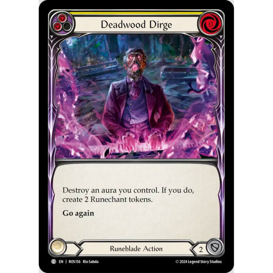 Deadwood Dirge (Yellow) (ROS156 C Regular)