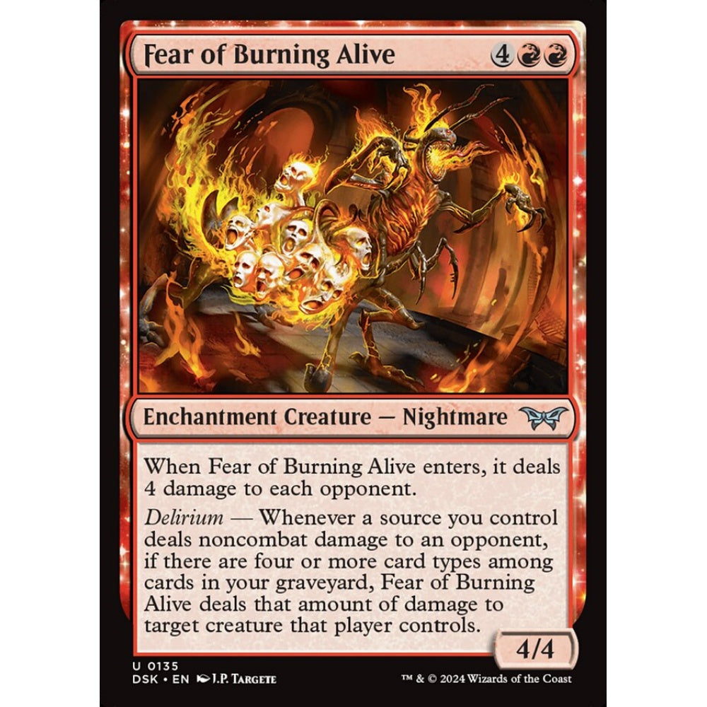 Fear of Burning Alive (U 135 DSK)