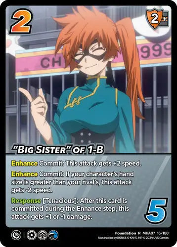 "Big Sister" of 1-B (R MHA07 16/180)