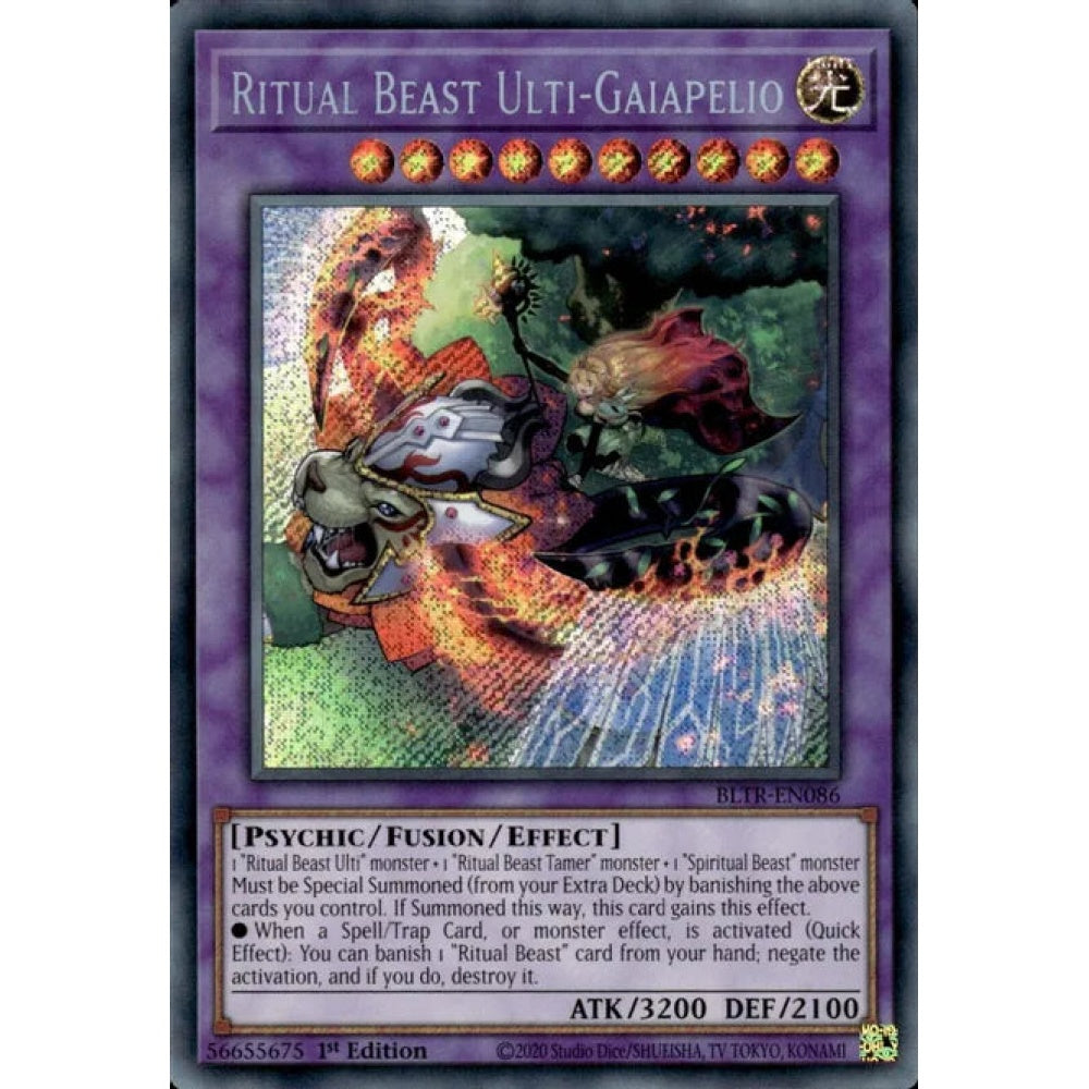 Ritual Beast Ulti-Gaiapelio (BLTR-EN086 )