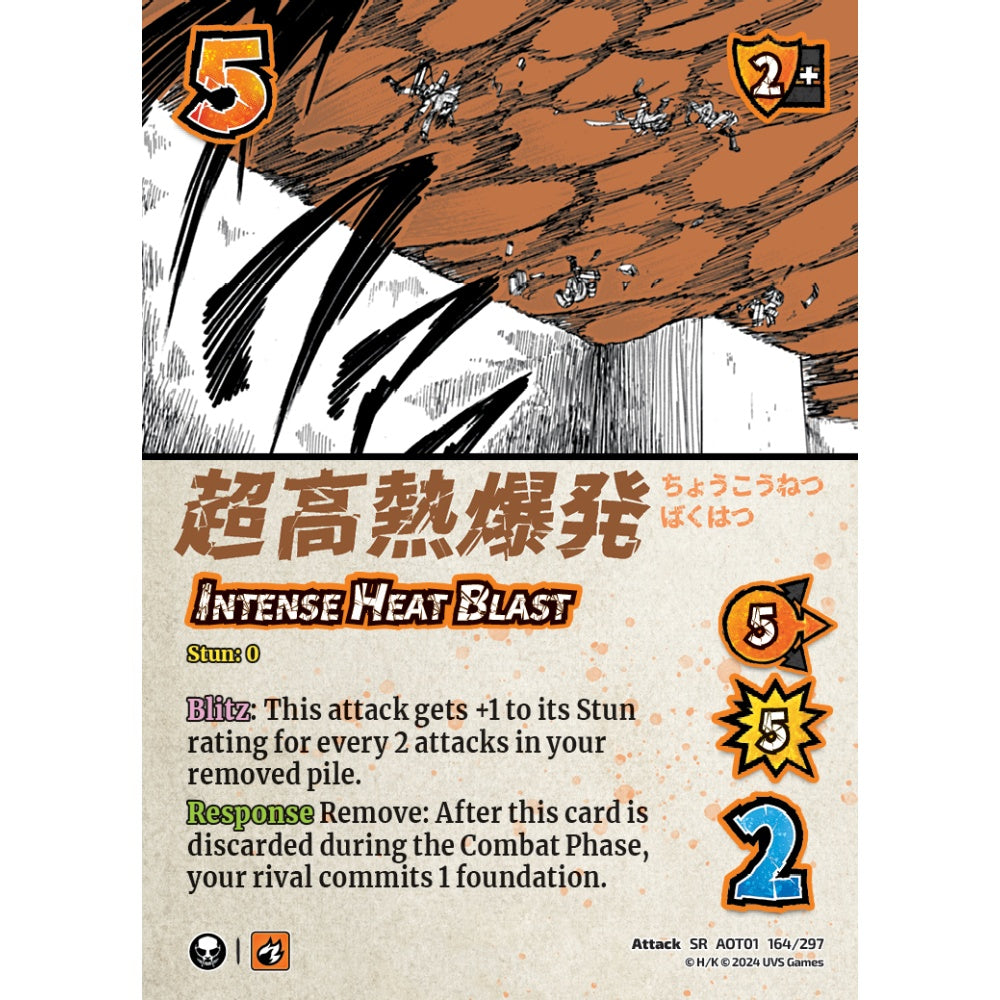 Intense Heat Blast (SR AOT01 164/297)