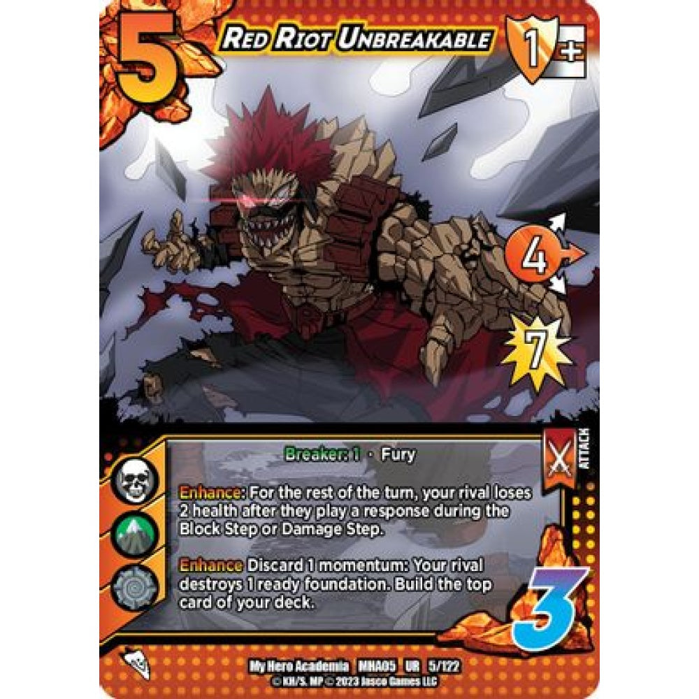 Red Riot Unbreakable (UR MHA05 5/122)