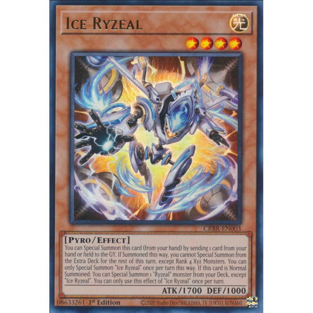 Ice Ryzeal, CRBR-EN003, QCR, Yu-Gi-Oh, Crossover Breakers