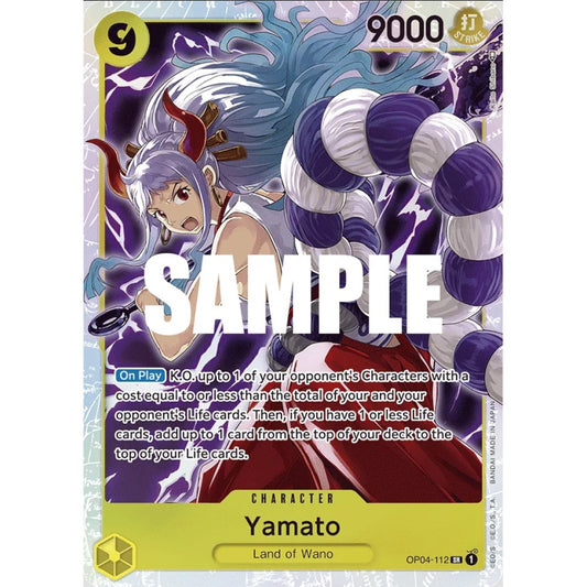 Yamato, SR, OP04-112, One Piece Card Game, PRB01 The Best