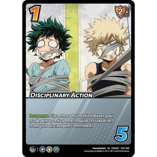 Disciplinary Action (UC MHA07 160/180)