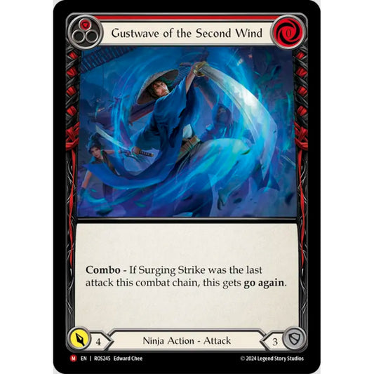 Gustwave of the Second Wind (ROS245 M Rainbow foil)