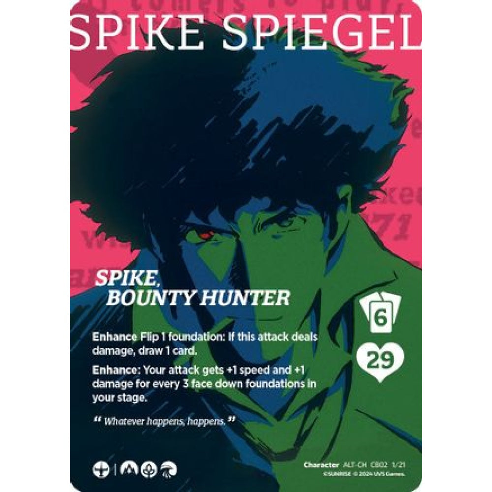 Spike, Bounty Hunter  (CH-ALT CB02 1/21)