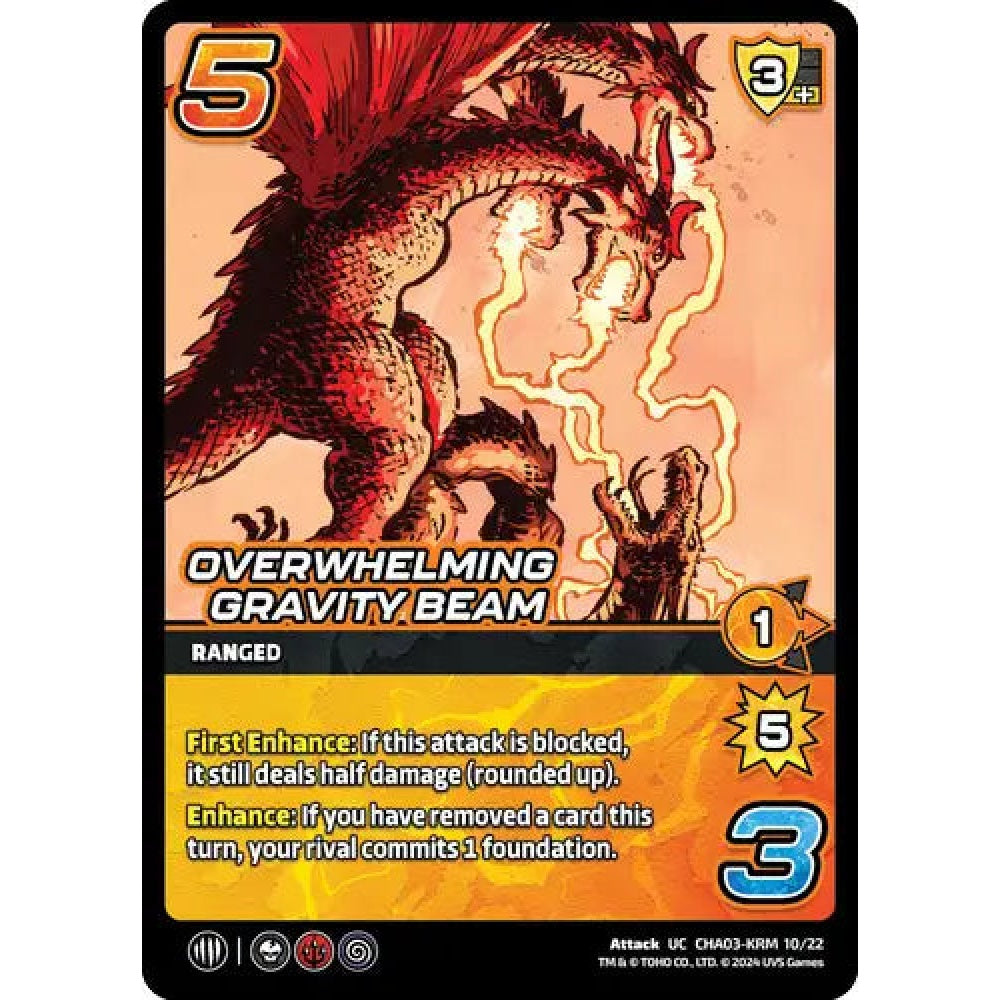 Overwhelming Gravity Beam (UC CHA03-KRM 10/22) (Foil)