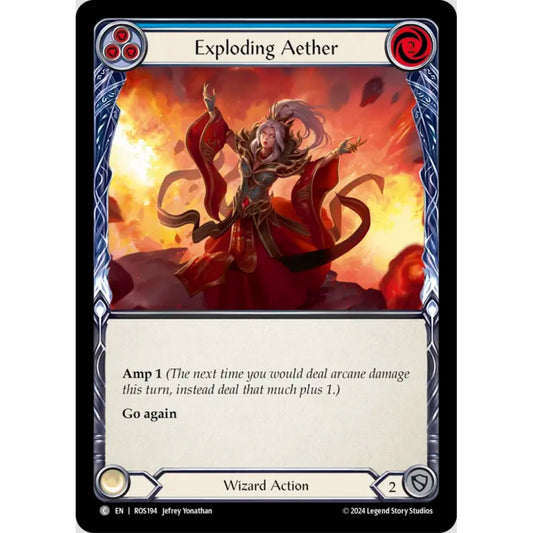 Exploding Aether (Blue) (ROS194 C Regular)