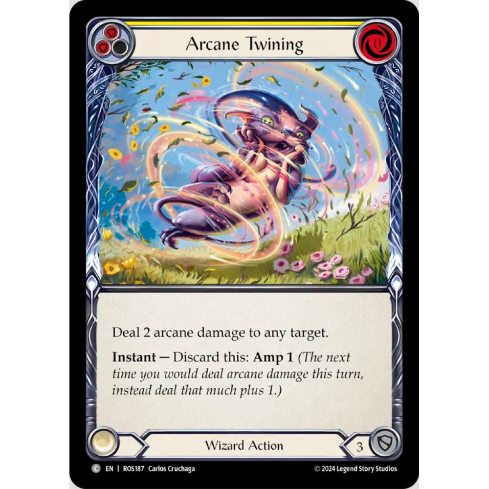 Arcane Twining (Yellow) (ROS187 C Regular)