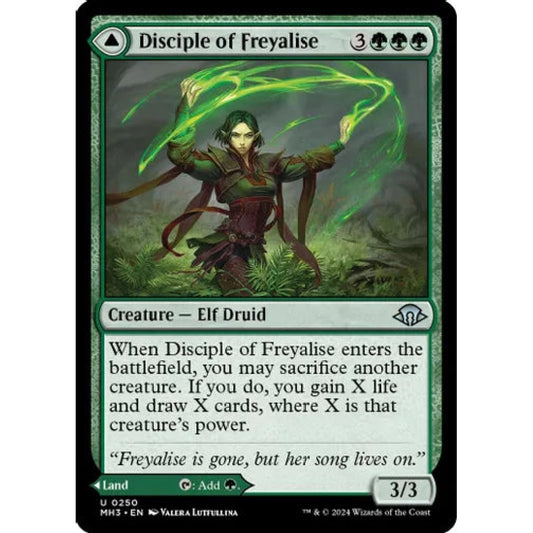 Disciple of Freyalise // Garden of Freyalise (U 250 MH3)