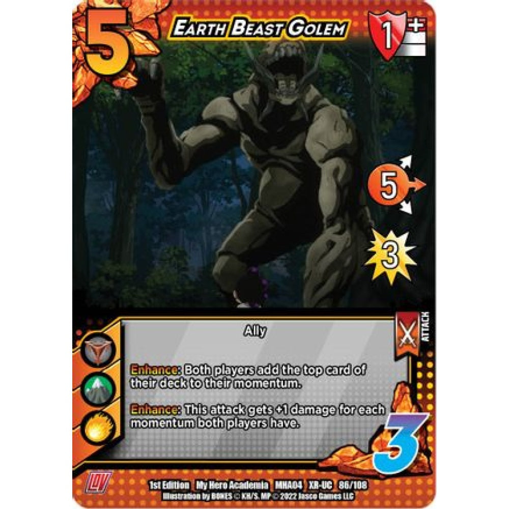 Earth Beast Golem  (XR-UC MHA04 086/108)