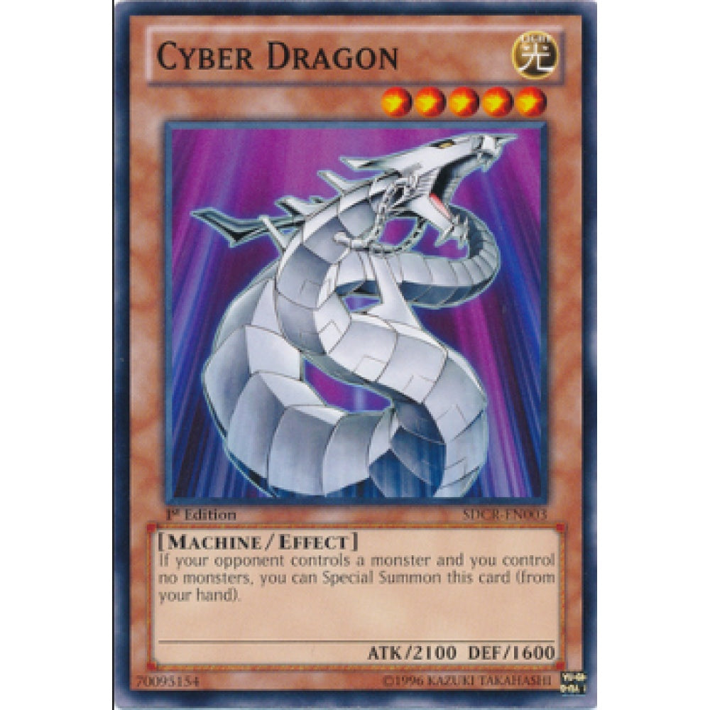 Yu-Gi-Oh! SDCR-EN003 Cyber Dragon (V.2 Common)