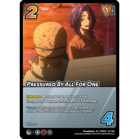 Pressured By All For One (UC MHA07 35/180)