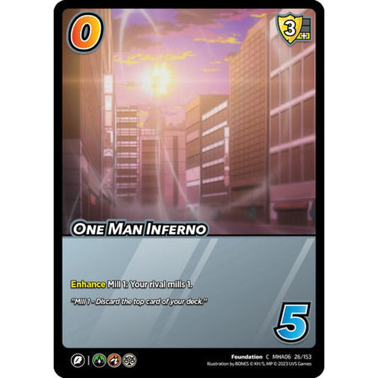 One Man Inferno (C MHA06 26/153)